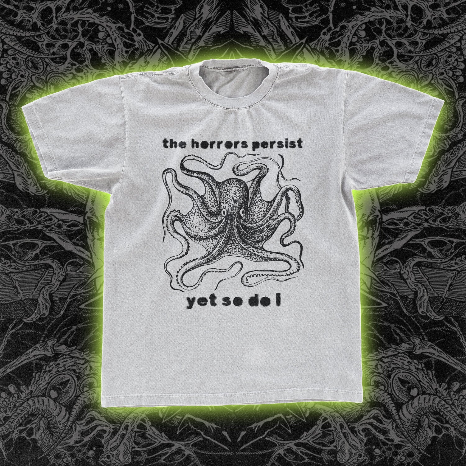 The Horrors Persist Classic Tee White