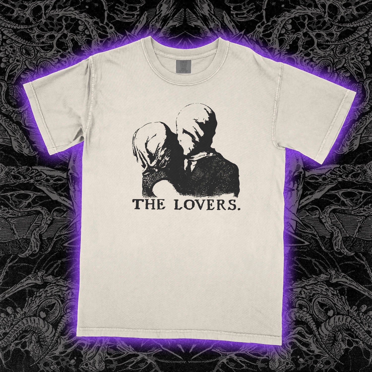 The Lovers Magritte Comfort Colors Ivory Tee