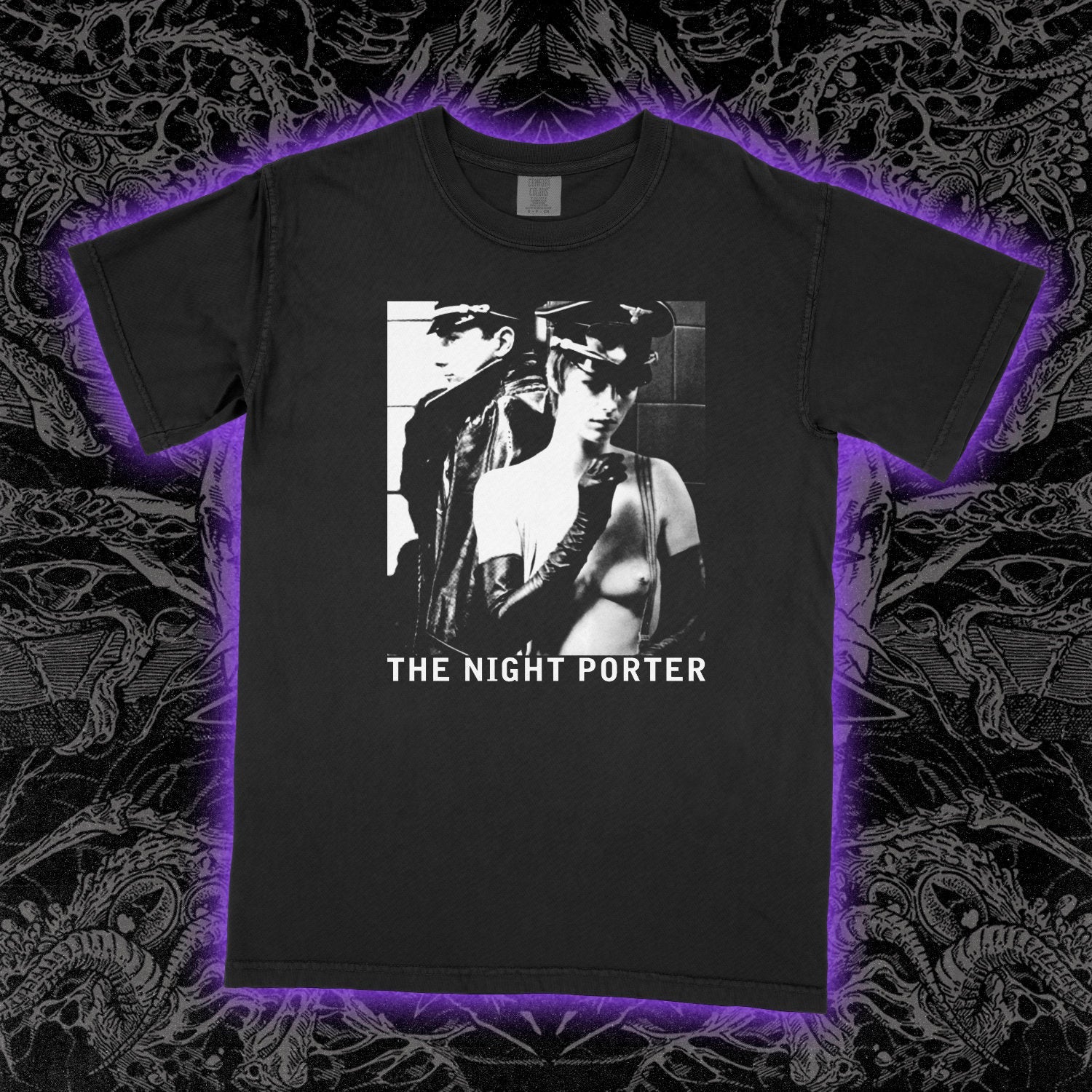 The Night Porter Comfort Colors Black Tee