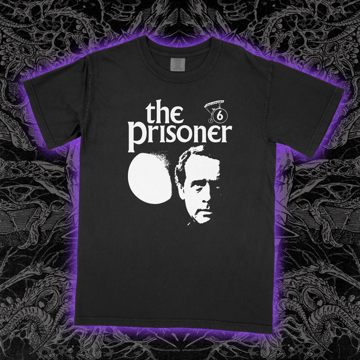 The Prisoner Comfort Colors Black Tee