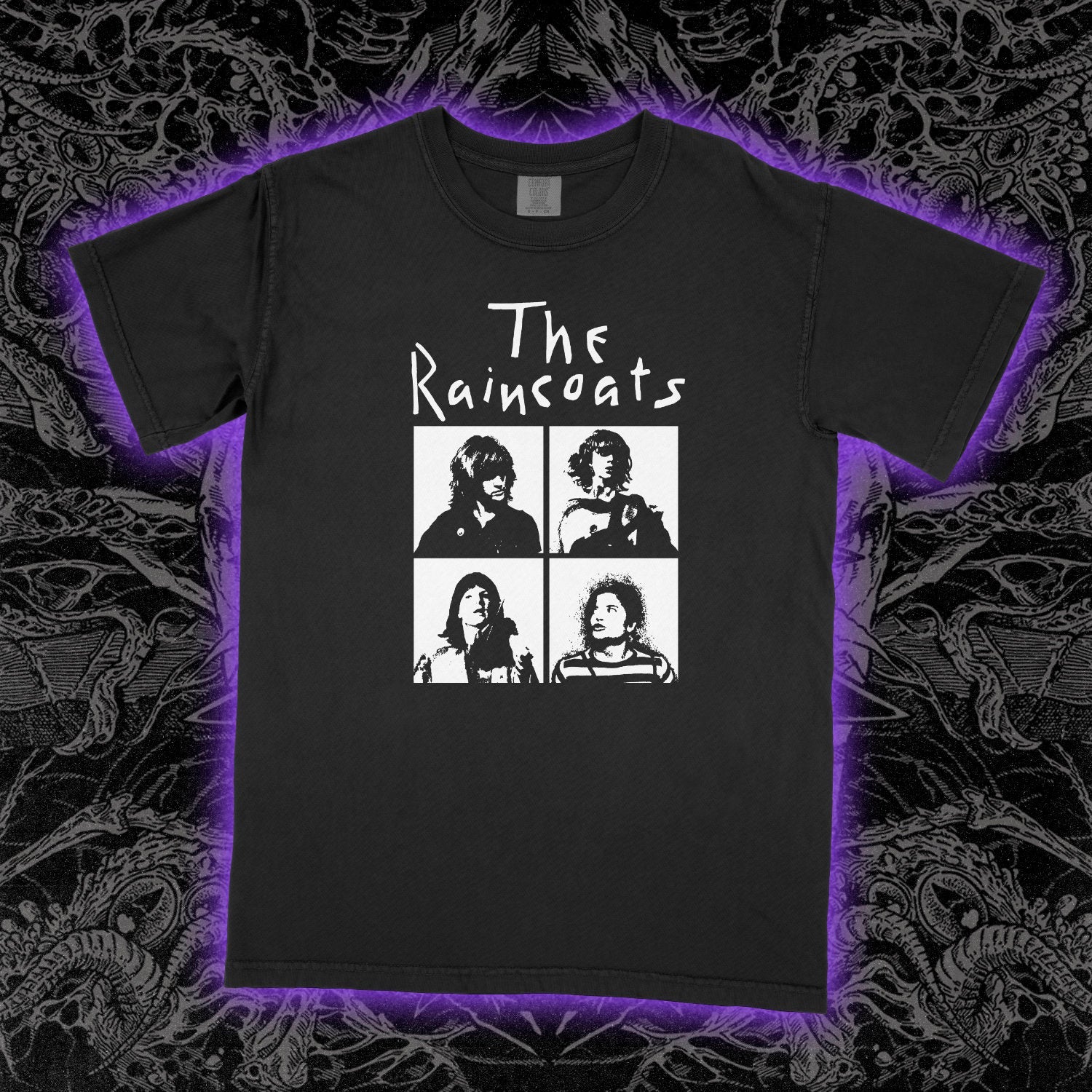 The Raincoats Group Comfort Colors Black Tee