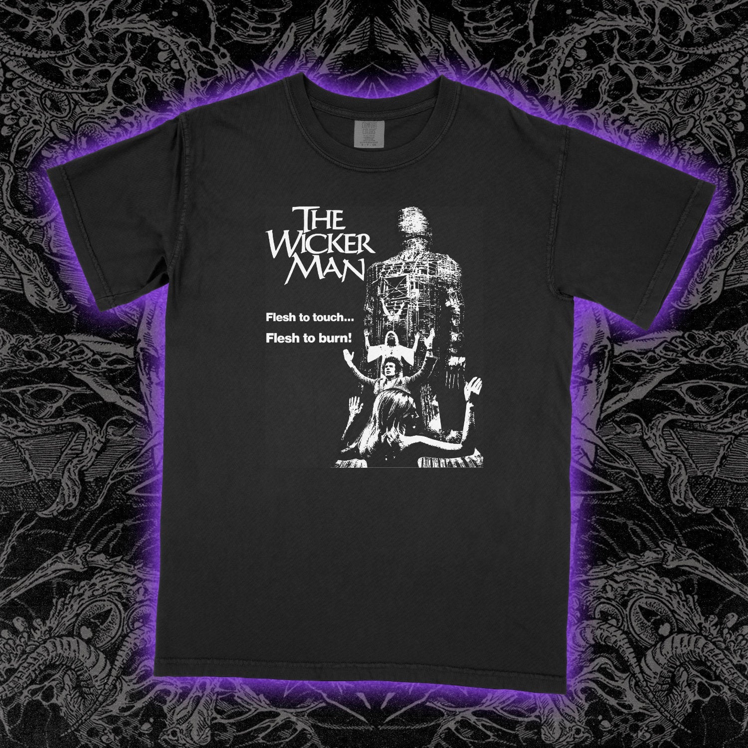 The Wicker Man Comfort Colors Black Tee