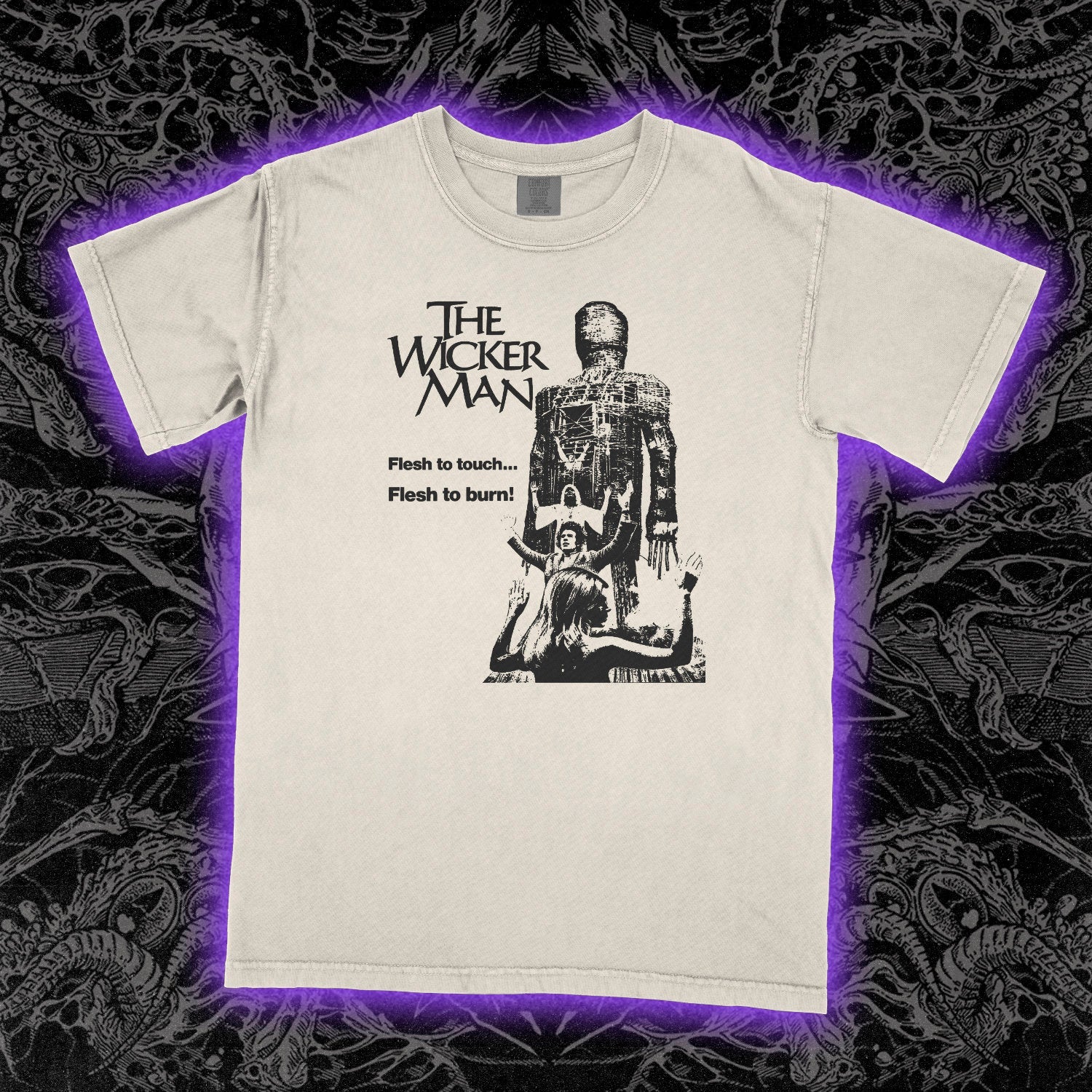 The Wicker Man Comfort Colors Ivory Tee