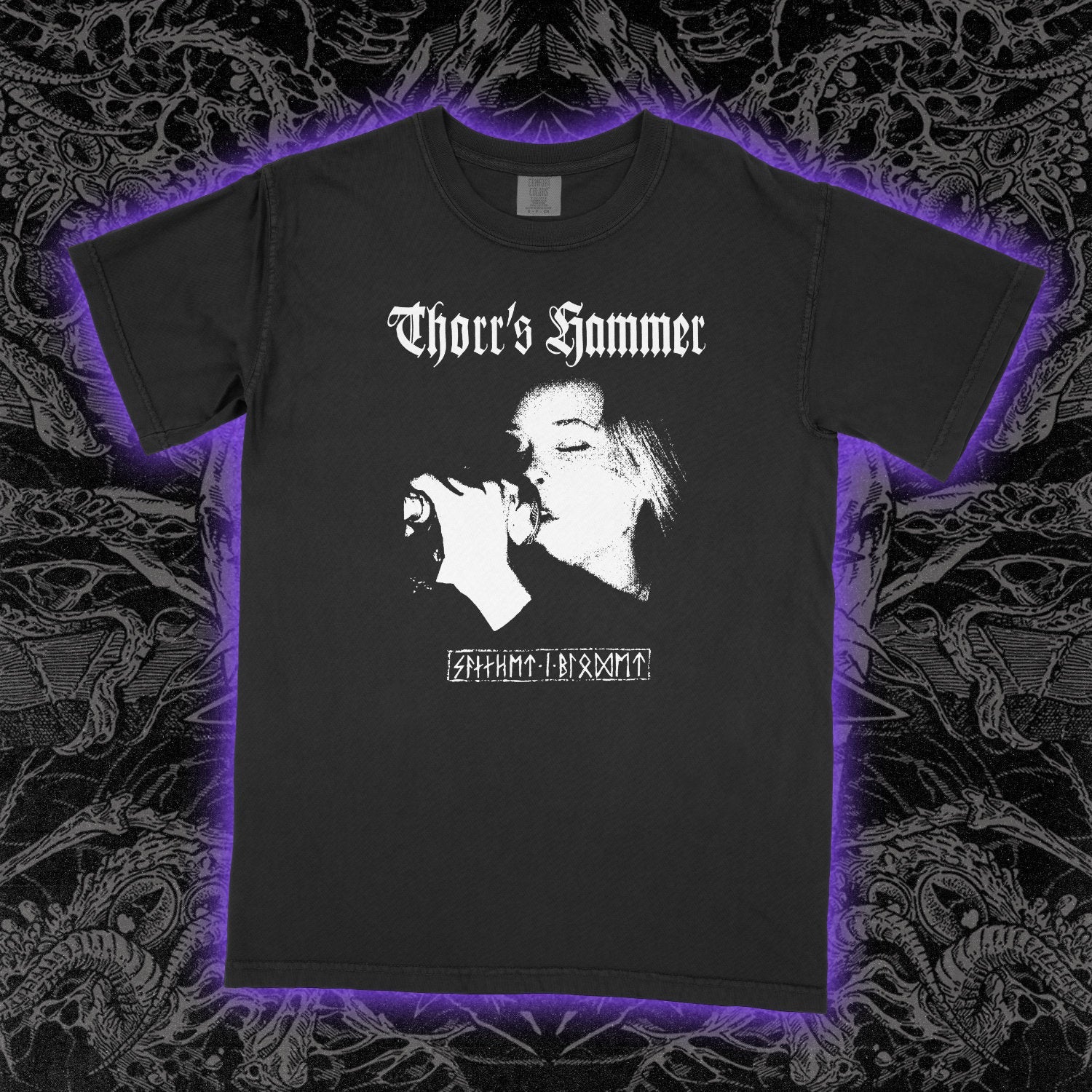 Thorr's Hammer Comfort Colors Black Tee