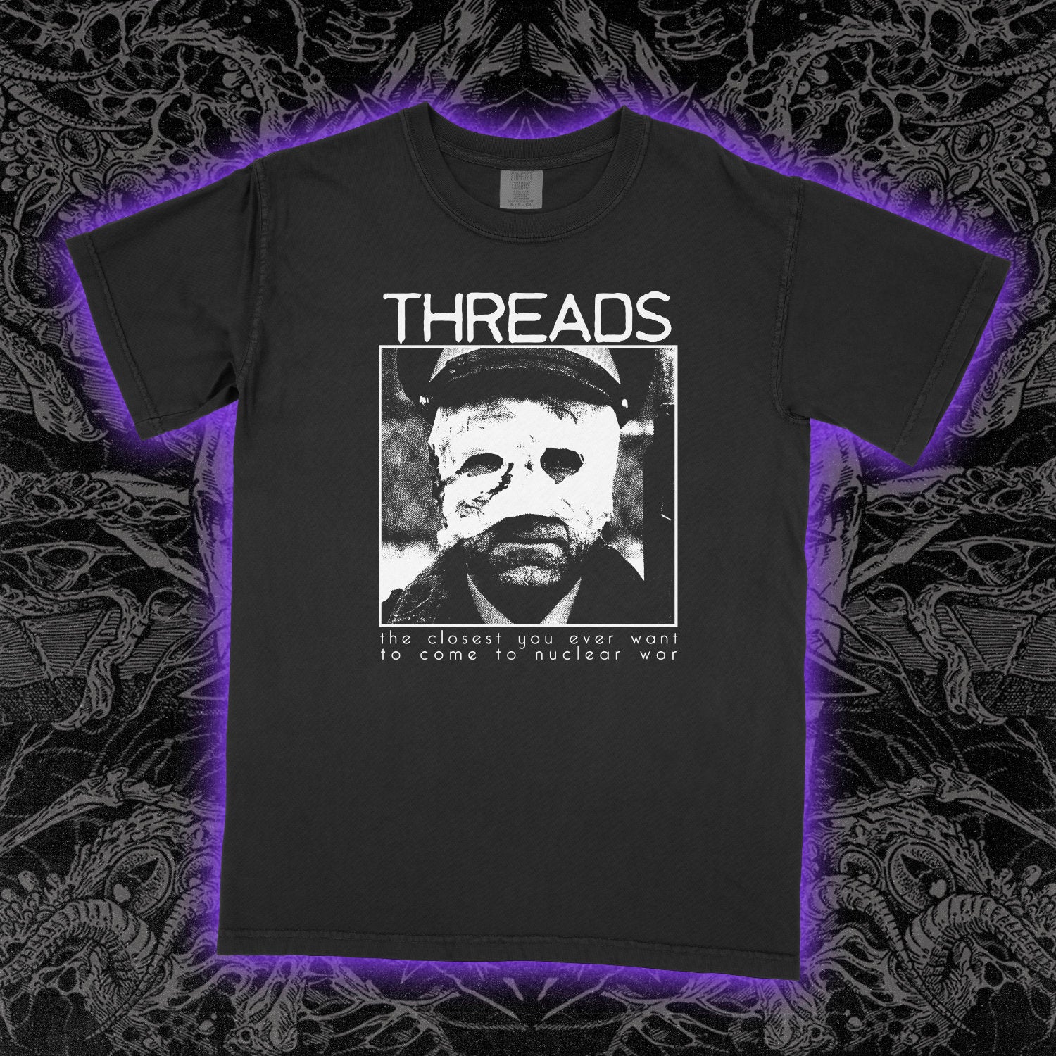 Threads Film 1984 Comfort Colors Black Tee