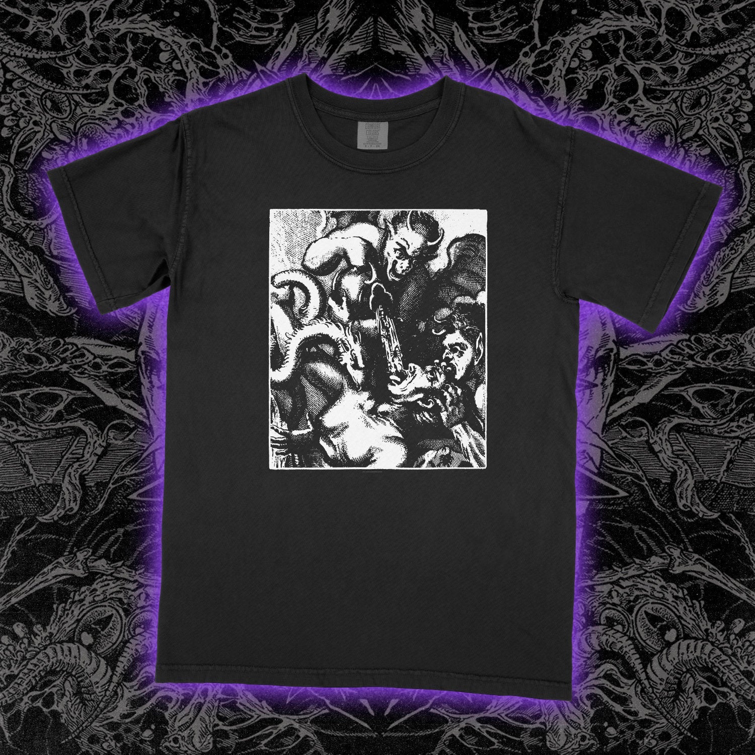 Torment Of Scorpions Comfort Colors Black Tee