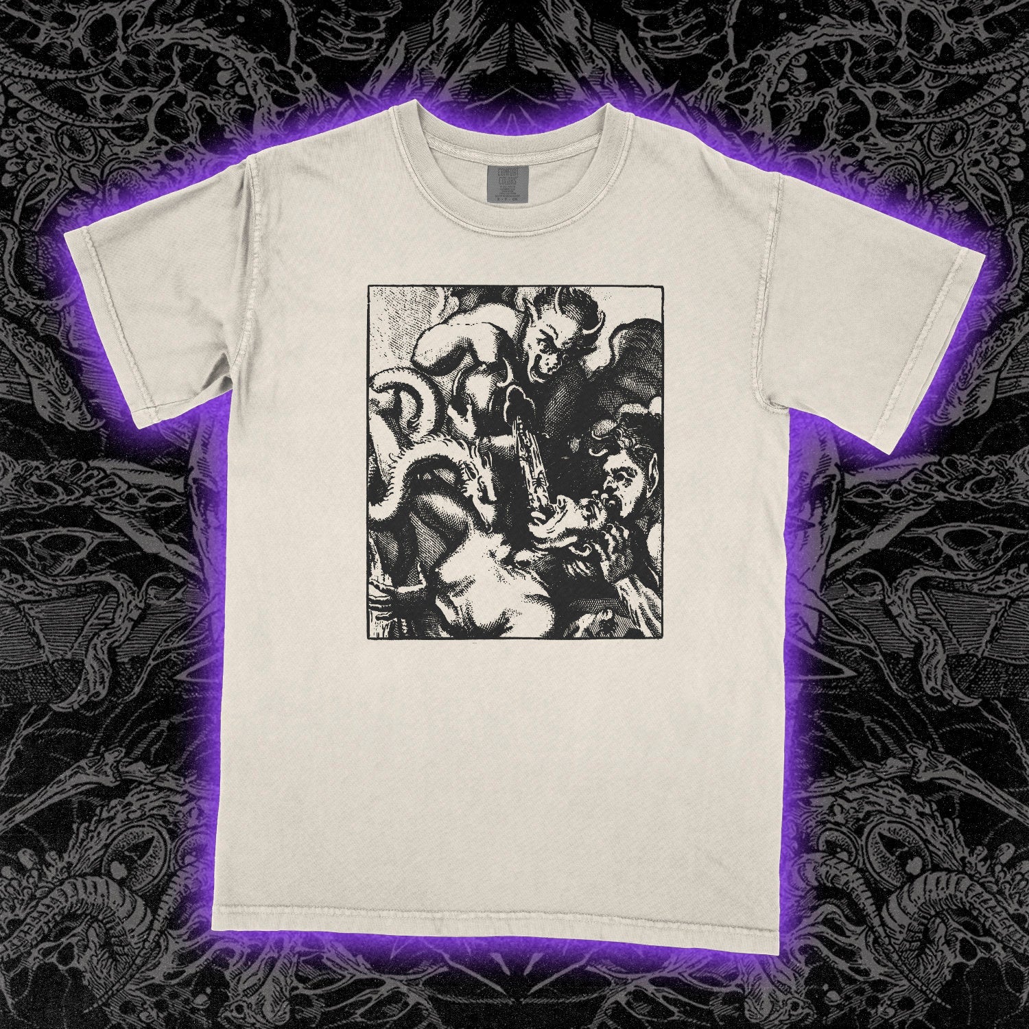 Torment Of Scorpions Comfort Colors Ivory Tee