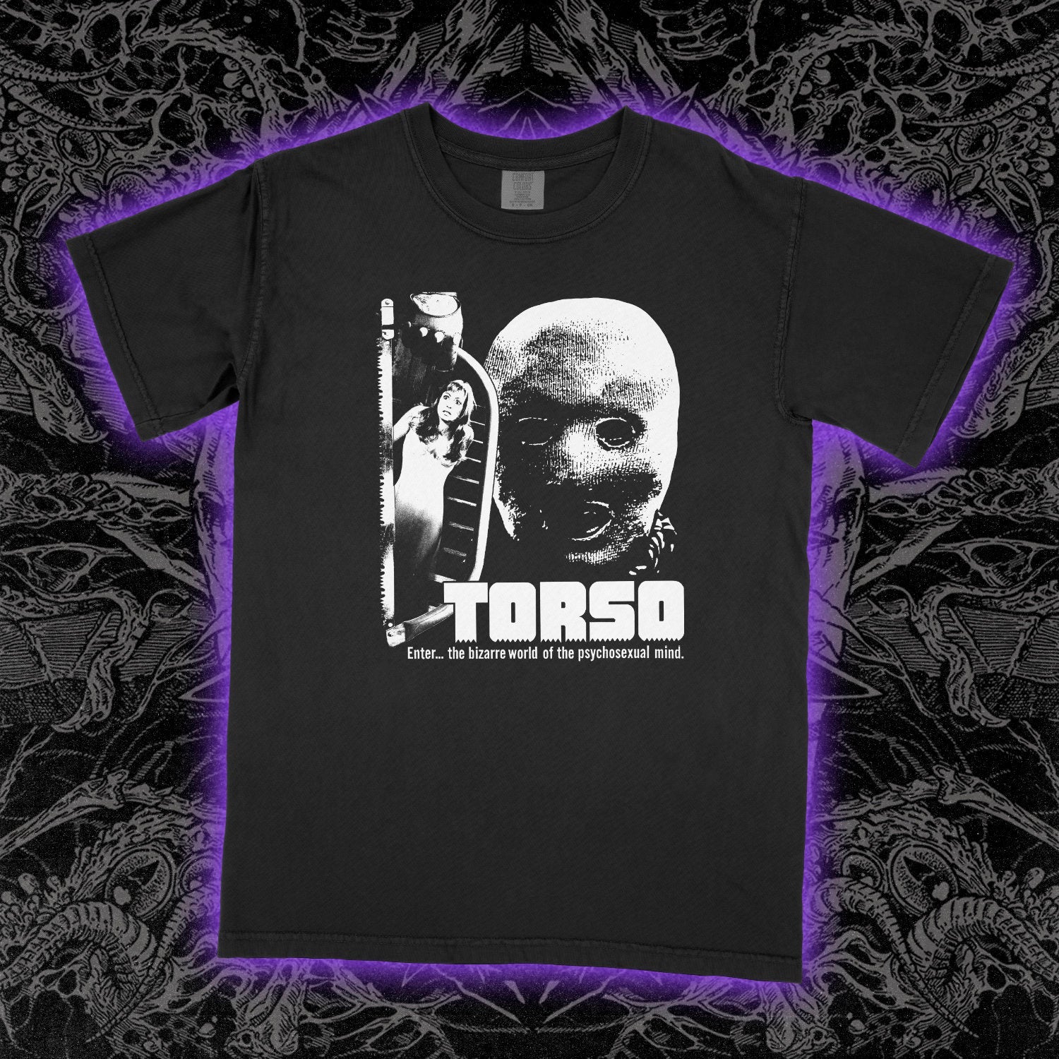 Torso Film 1973 Comfort Colors Black Tee