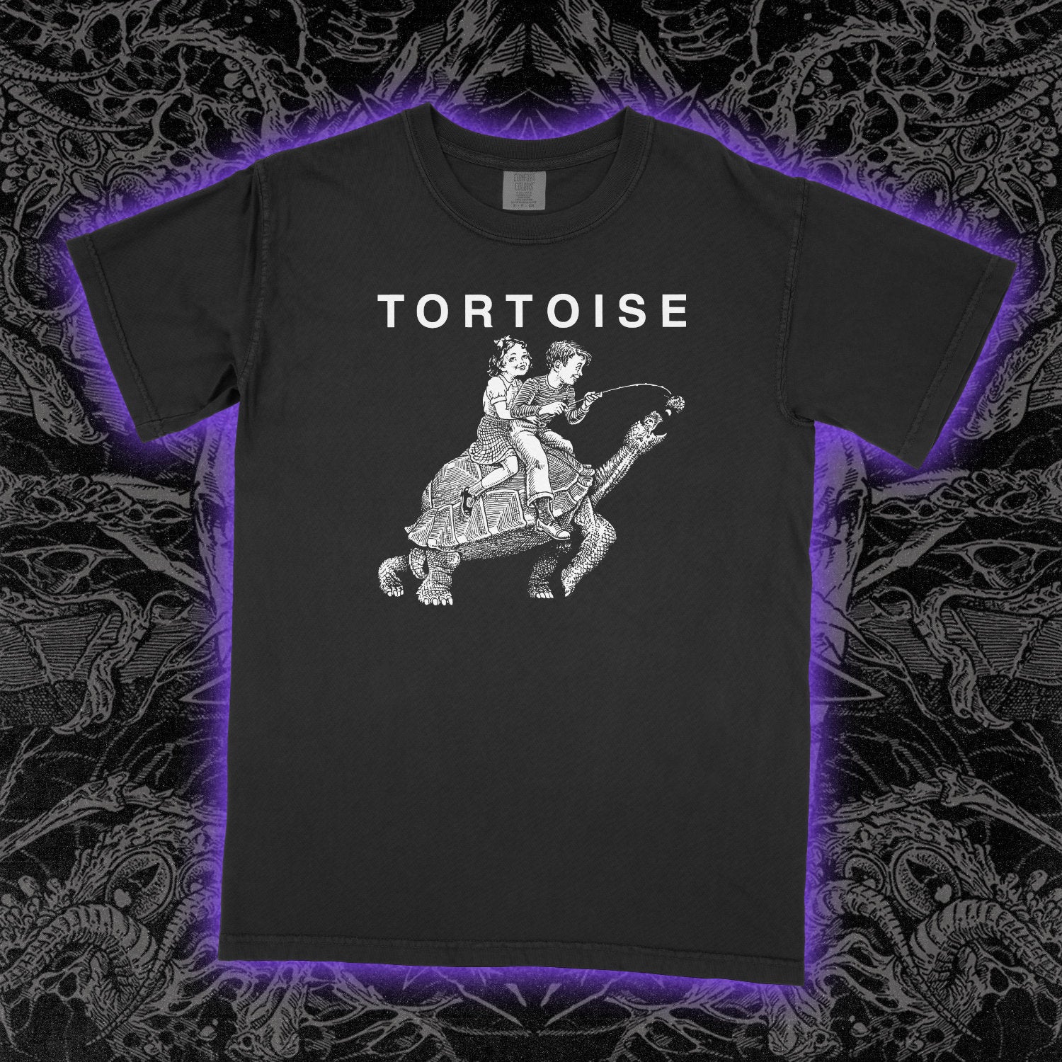 Tortoise Lonesome Sound Comfort Colors Black Tee