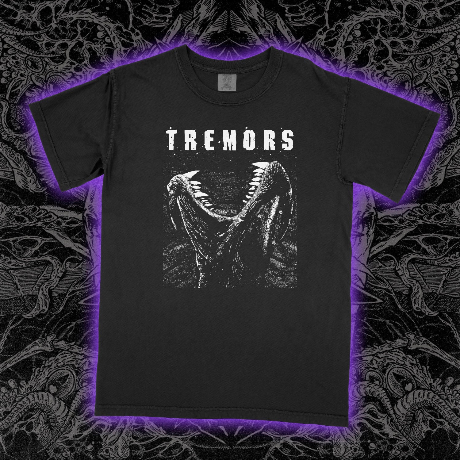 Tremors Film Comfort Colors Black Tee