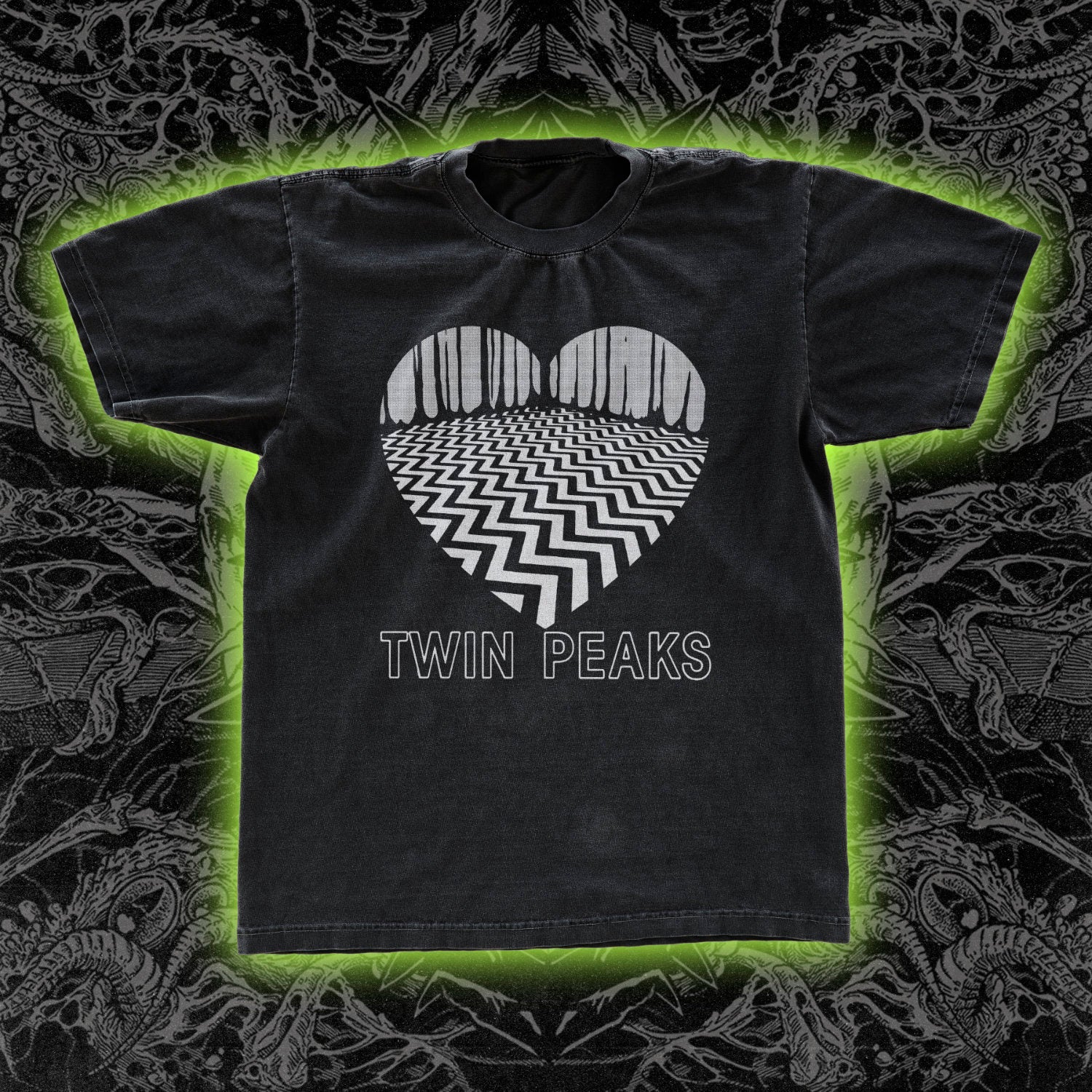 Twin Peaks Red Room Heart | Occult & Obscure Clothing | Night Channels