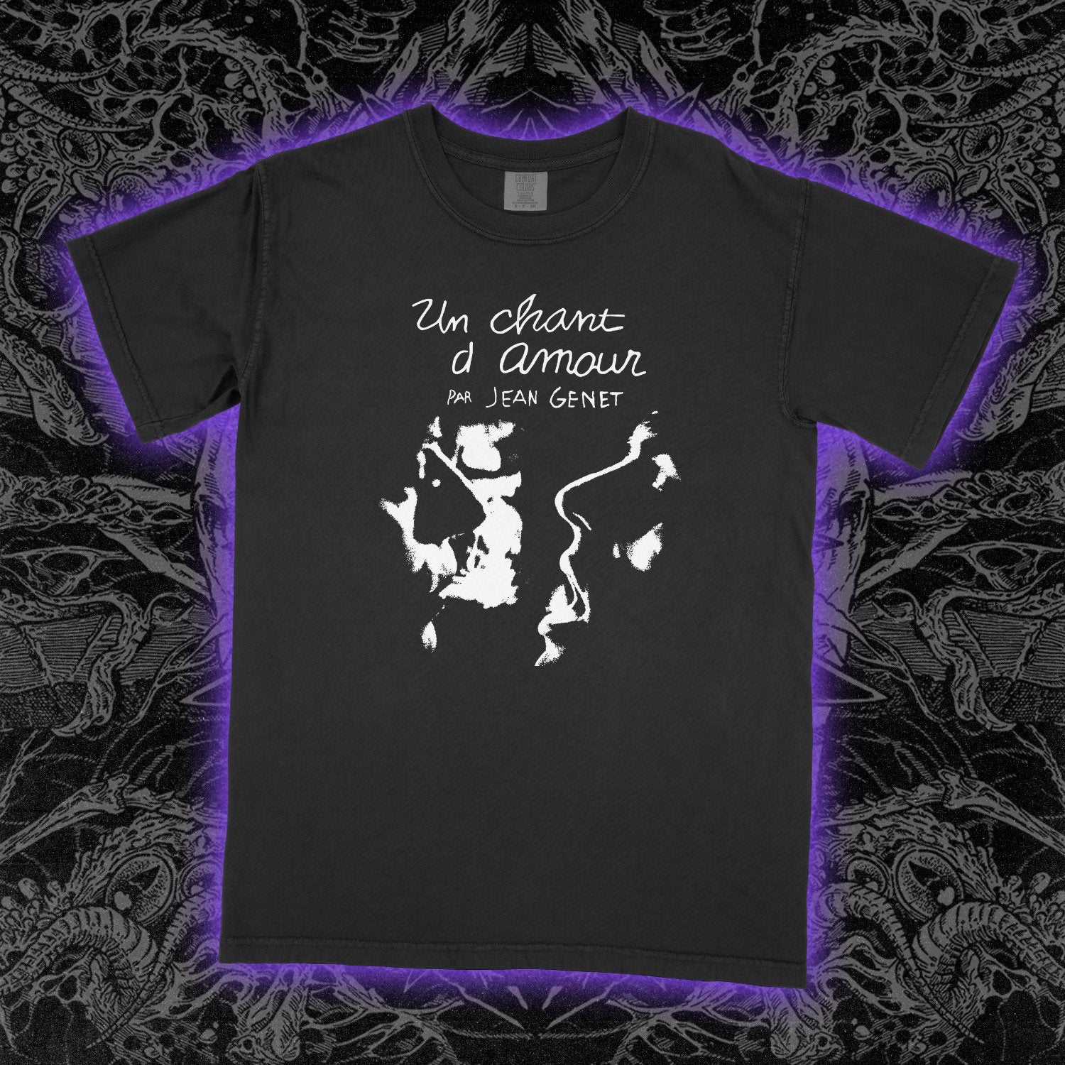 Un Chant D Amour Jean Genet Comfort Colors Black Tee