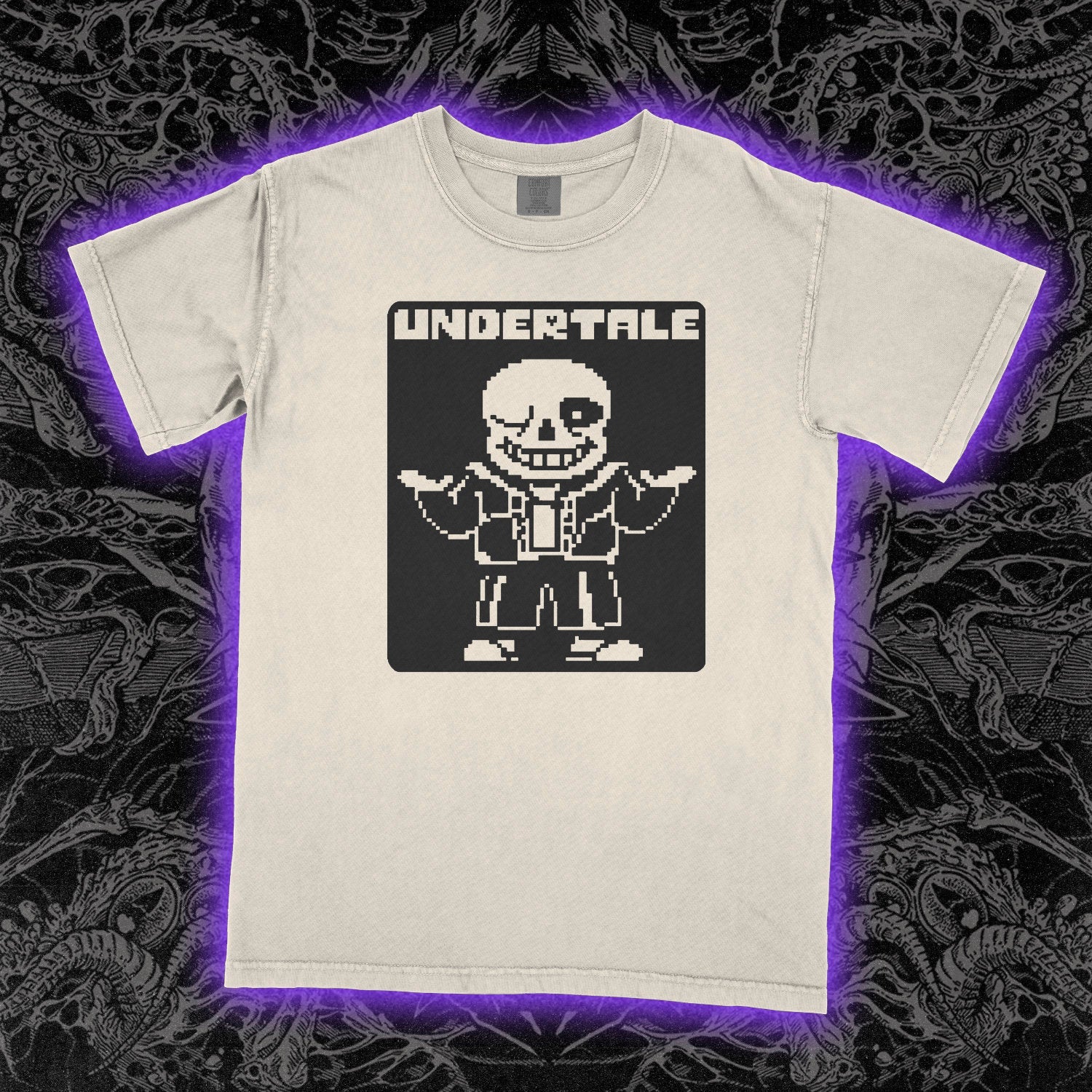 Undertale Sans Comfort Colors Ivory Tee