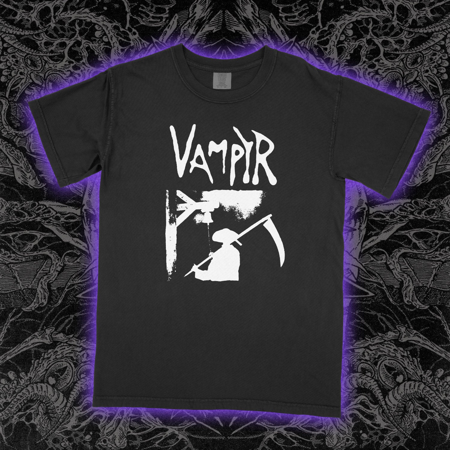 Vampyr Film 1932 Comfort Colors Black Tee