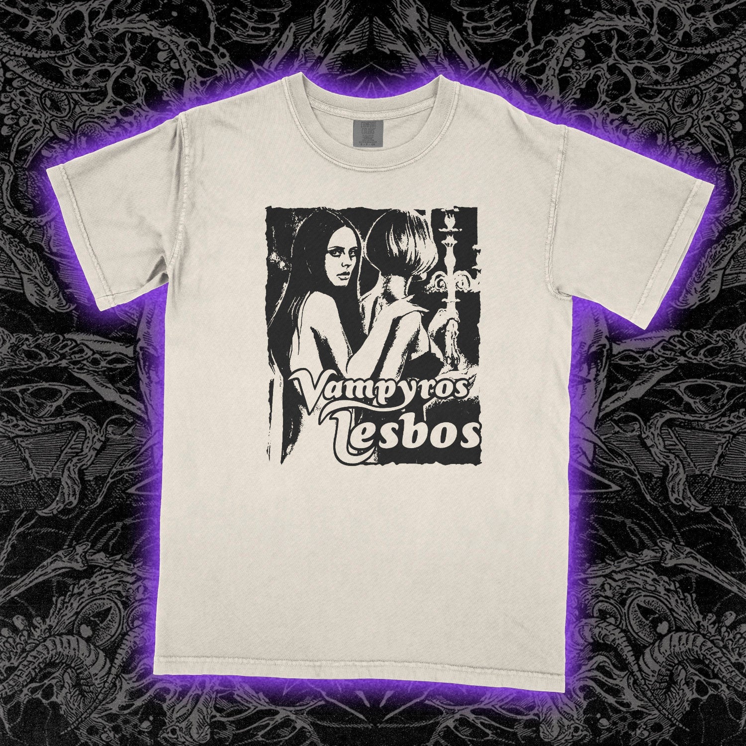 Vampyros Lesbos Comfort Colors Ivory Tee