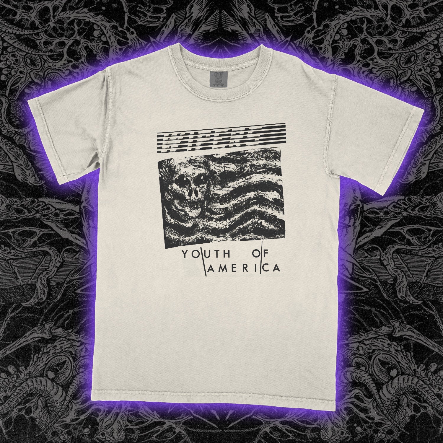 Wipers Youth Of America And Flag Comfort Colors Ivory Tee