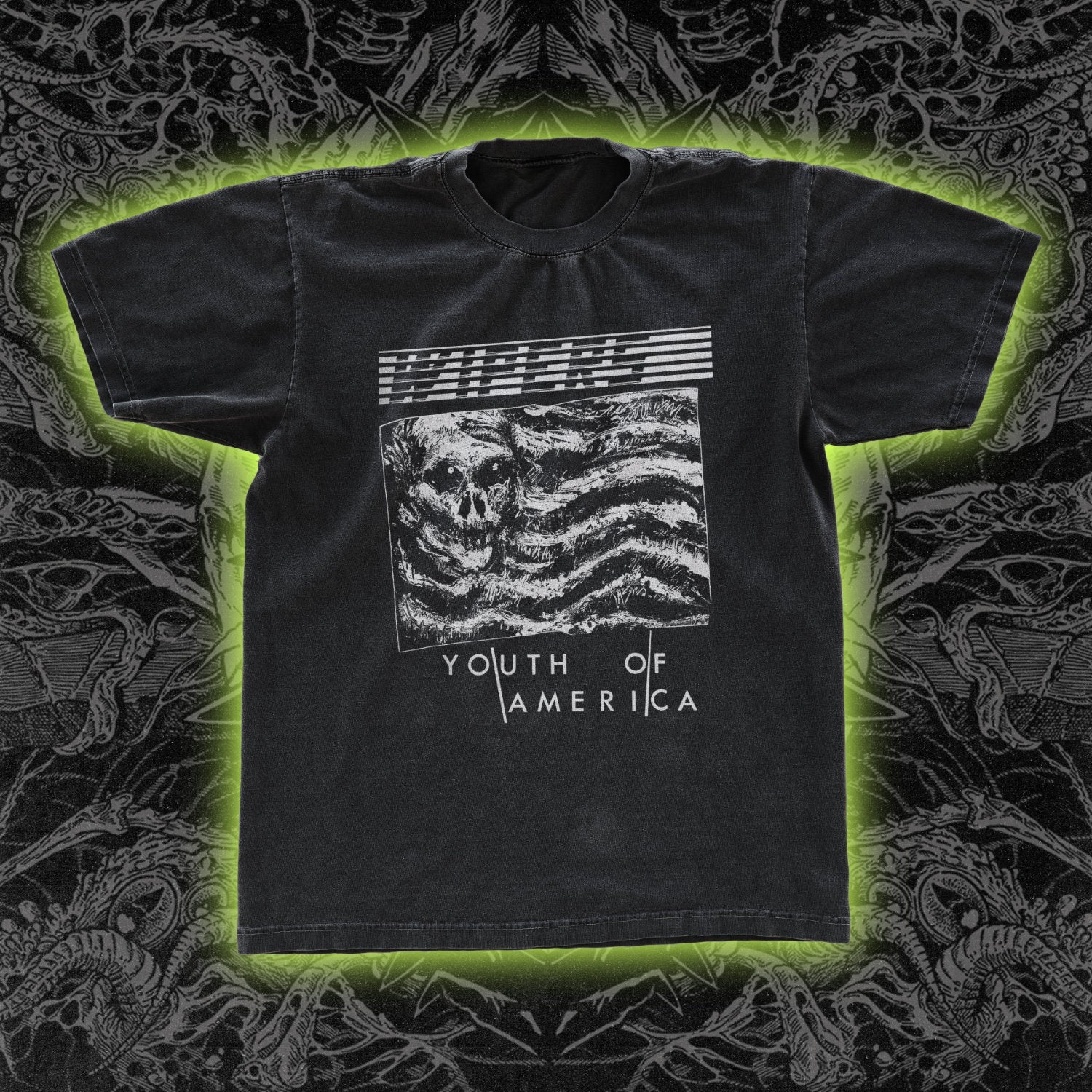 Wipers Youth Of America And Flag Classic Tee