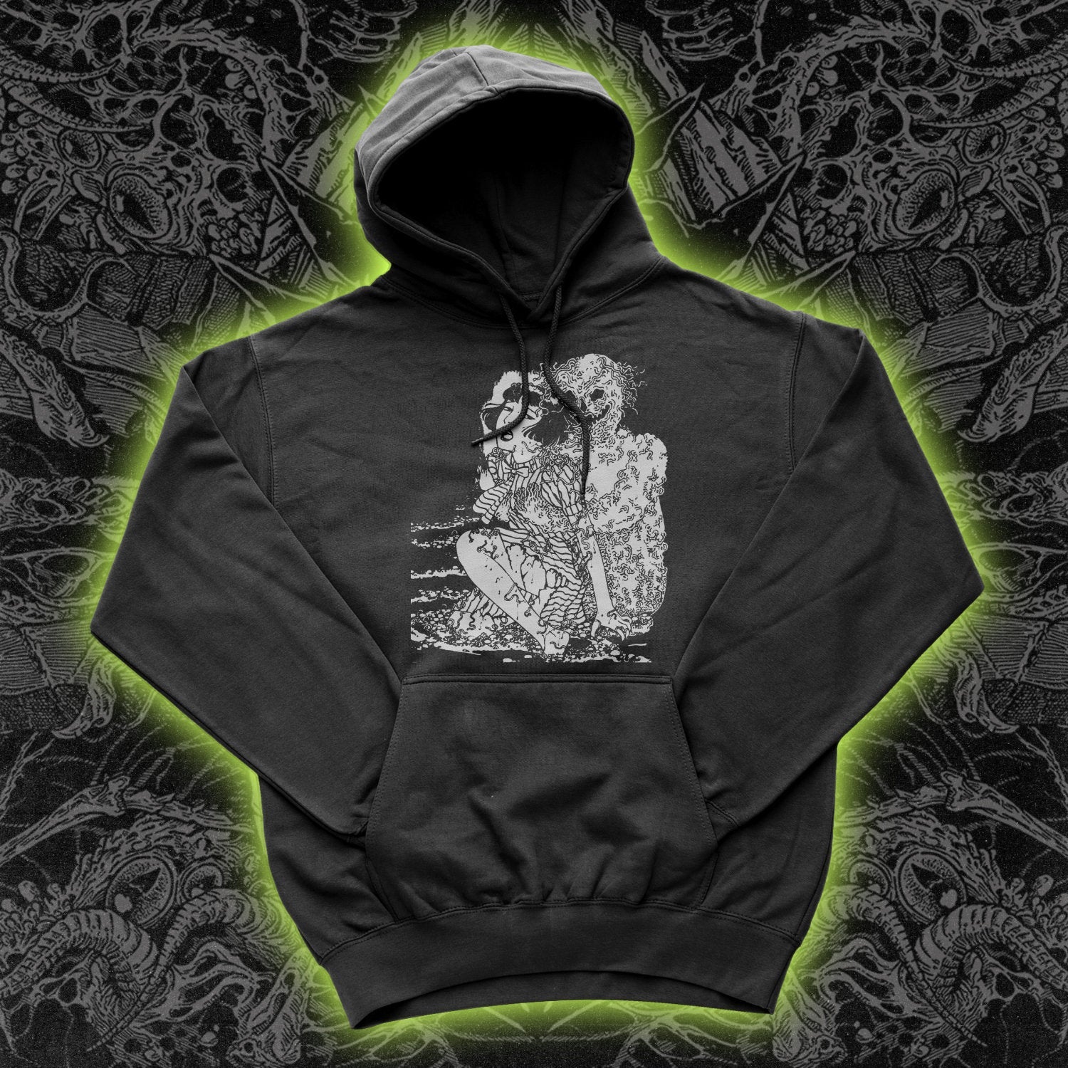 Worm Ghost And Girl Hoodie