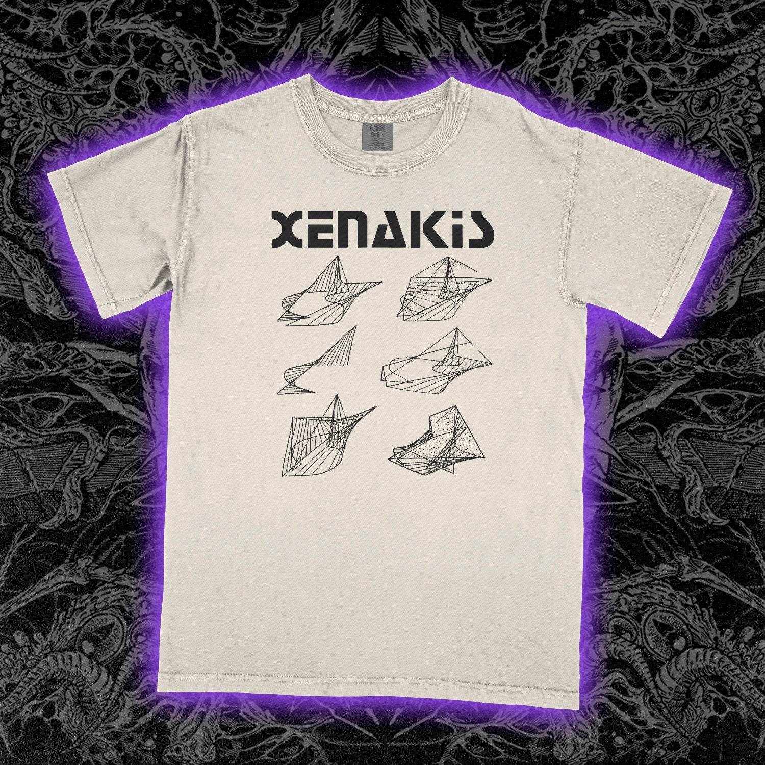 Xenakis Comfort Colors Ivory Tee