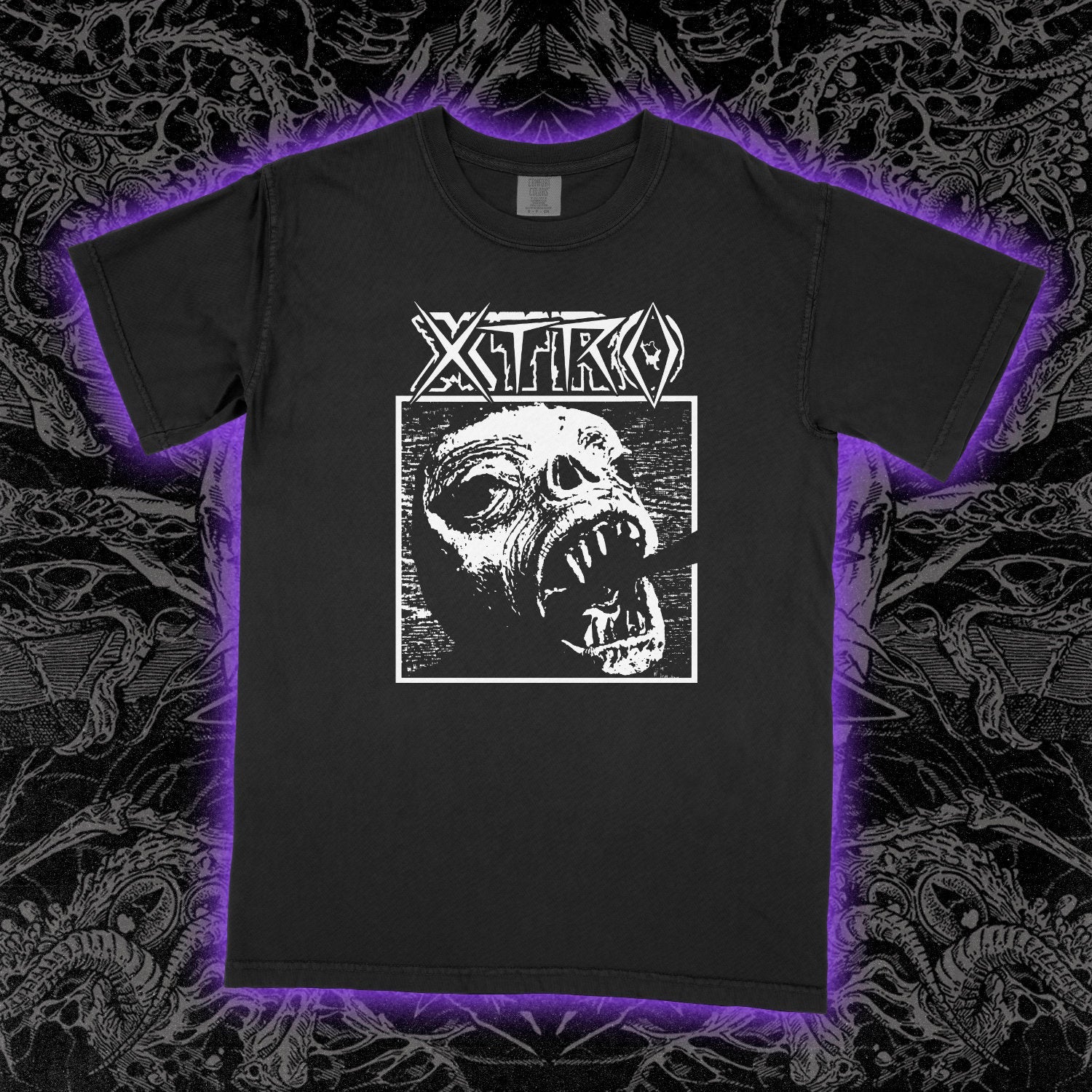 Xtro Film Comfort Colors Black Tee